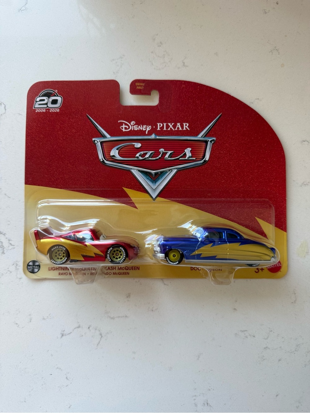 20th AnniversaryDisney Pixar Cars 2-Pack Lightning McQueen & Doc Hudson